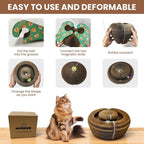 Buddha's Hand Shaped Cat Scratcher - Unique Design, Scratch-Resistant, Pet-Safe for Feline Activity & Home Aesthetics