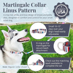Lucky Love Dog Martingale Dog Collar - Adjustable, No-Slip, Durable, & Soft Webbing Collar for Male and Female Dogs Ideal for Training & Walking - Linus, Small