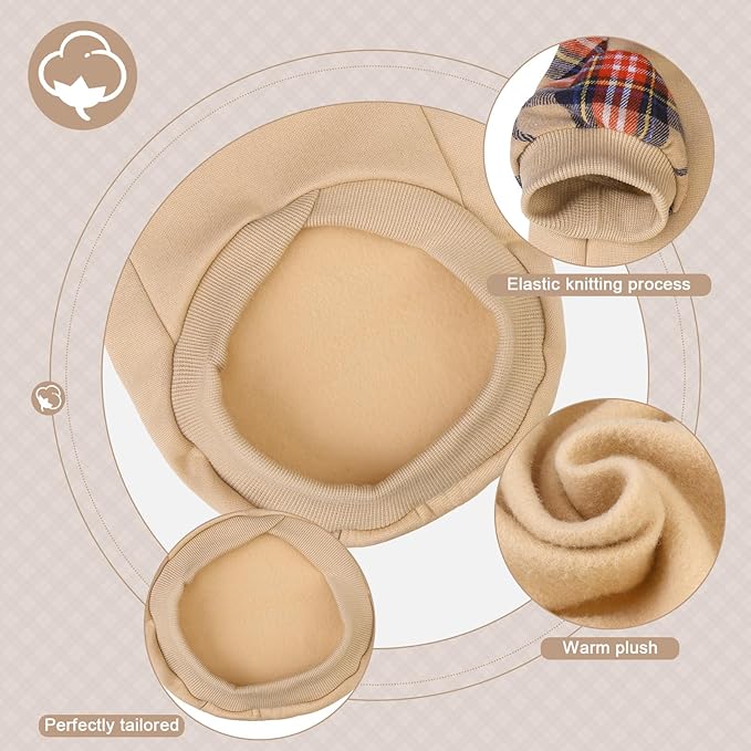 Plaid Dog Hoodie: Warm Sweatshirt with Hat, Leash Hole, Soft Fleece Pullover for Small to Large Dogs