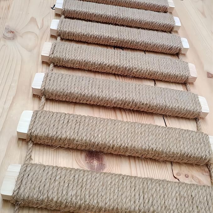 Cat Ladder Bridge Cat Tree Scratching Post Cat Tower - Enhance Your Cat's Playground with Our Sturdy Cat Bridge (L-22in (56cm))
