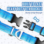 Martingale Collar for Dogs Large Medium Small Heavy Duty Buckle Dog Collar with Tag Ring Reflective Nylon Gradient Dog Collar No Pull Training Collar