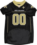 Pets First NFL New Orleans Saints Dog Jersey, Size XX-Large, Football Shirt Costume for Pet, Dog Sports T-Shirt, NFL Team Clothing for Cats, Licensed Pet Apparel Available in 7 Sizes and 32 Teams