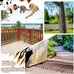 Zopeal 6.5ft Cat Repellent Mat with 8 Ground Stakes 8 Zip Ties, Spikes Deterrent Mat Keep Dog Off Couch for Indoor Outdoor Keep Pet Off Yard Garden, 79 x 12 Inch/1 Roll