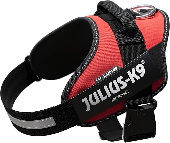 Julius-K9, 16IDC-R-1, IDC Powerharness, Dog Harness, Size: 1, Red