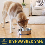 OurPet's DuraPet Premium Dishwasher Safe Stainless Steel Dog Bowl for Food or Water [Multiple Sizes for Small to Large Dogs] Extra Large (11 Cups)