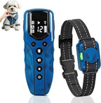 Lightest No Shock Dog Training Collar with 2000ft Remote,Tiniest Vibrating Dog Collar,Vibration Collar for Small Dogs 5-15lbs & Medium Large Dogs, Safe Lock, Beep, Vibrate, No Prongs, Waterproof,Blue