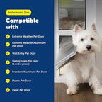 PetSafe Original Replacement Flap - Doggie Door Vinyl Replacement Flap for Sliding Glass Pet Door - Durable & Made with Non-Toxic Materials - 24 7/8" H x 13 1/8" W - Extra Large
