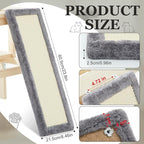Cat Tree Replacement Parts 23.8 x 8.5 Inch Cat Tree Tower Accessories Sisal Ladder Scratching Board Kitty Scratcher Refill Board Furniture Parts for DIY Indoor Kitten Condo Activity Center