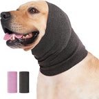 Nanaki Dog Head Cover Quiet Headband, No Shake Ear Wrap Anxiety Relief & Calming Hoodie Dogs, Hood for Doggy, Pet Ear Protector Cover Muffs for Pet Noise Protection Grooming Bathing Fireworks