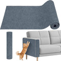 Cat Scratch Couch Furniture Protector, Self-Adhesive & Cuttable Furniture Scratch Protector Pad, Wear-Resistant Wall & Sofa Guard, Multi-Functional Cat Scratcher Light Gray
