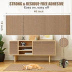 Natural Cork-Cat Scratch mat-Cat Scratch Pad Rug-cat Couch Protector-Scratch Furniture Protector for Post/Sofa/Floor-Wall Scratchers for Indoor-Carpets Scratching-Stretching- Kitty Gifts-Brown