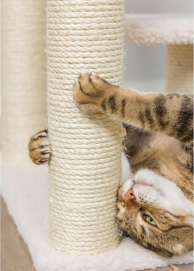 Armarkat B5301 53-Inch Cat Tree, Ivory