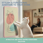 The Cat Ladies Scratching Poster - Wall Scratcher Pads - Scratch Mat Art Print for Indoor Cats - Furniture, Couch, and Carpet Protector - Wall Mounted or Floor Sisal Scratchers