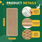 Door Protector from Cat Scratching 19.6" x 7.8" Cat Wall Corner Scratcher, Anti Scratch Door Frame Furniture Protector for Indoor Cats