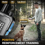 ABBIDOT Shock Collar for Dog-4500 FT Dog Training Collar with Remote, IPX7 Waterproof with 6 Training Modes, Beep, Vibration, Safe Shock, Enhanced Night Light, Rechargeable E-Collar