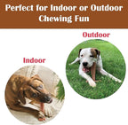 SPOT Bam-Bones Plus T Bone - Bamboo Fiber & Nylon Dog Chew Toy for Moderate to Aggressive Chewers, Non-Splintering, Long-Lasting, 7in Beef Flavor, for Adult Dogs & Teething Puppies Under 90lbs