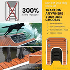 DOK Dog-DOK Mini Inflatable Dock Platform: Safe & Easy Water Access for Dogs Up to 30 lbs; Floating Non-Slip EVA Foam with Dog Boat Ramp for Pool, Dock, & Lake | Military Grade & High Visibility