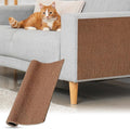 uxcell Self-Adhesive Cat Scratching Mat, 1 Roll 11.8" x 11.8" Couch Protector from Cat Claws for DIY Sofa, Wall, Doors, Cut Anti Cat Scratch Pad Carpet Mat, Brown