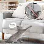 Anti Cat Scratch Furniture Protector, Cat Couch Protector, Anti Scratch Furniture Protector, Protector Pads for Furniture for Couch,Doors&Wall(7.87"X 98.5")