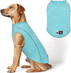 KYEESE Reflective Dog Shirt, Lightweight Sun Protection Dog T Shirts for Large Dogs Boy, Breathable Sleeveless Pet Tank Top Summer Dogs Clothes for Night Walking Outdoor, Lake Blue, 3XL