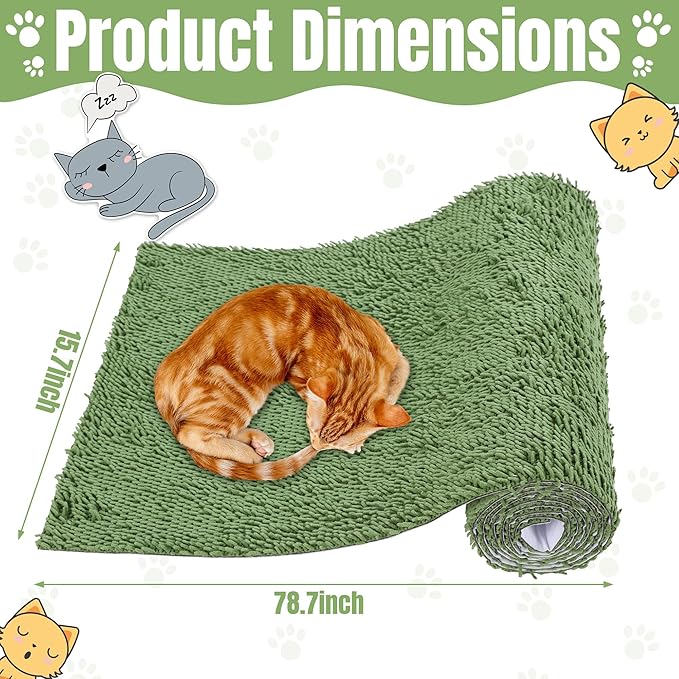 ROYALAY Cat Scratching Post Carpet Covered 78.7”x15.8”,Trimmable Self-Adhesive Mat Cat Scratcher, Furniture Protector Cat Tree Shelves Replacement Parts for Shelf Shelves Steps Couch DIY Protector