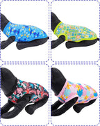 PET SHOW 4 Pack Dog Hawaiian Shirts for Large Dogs UPF 50+ UV Sun Protection Summer Cool Clothes Tank Top Floral Dog T-Shirts Pet Holiday Party Sleeveless Vest Boy Girl(XX-Large)