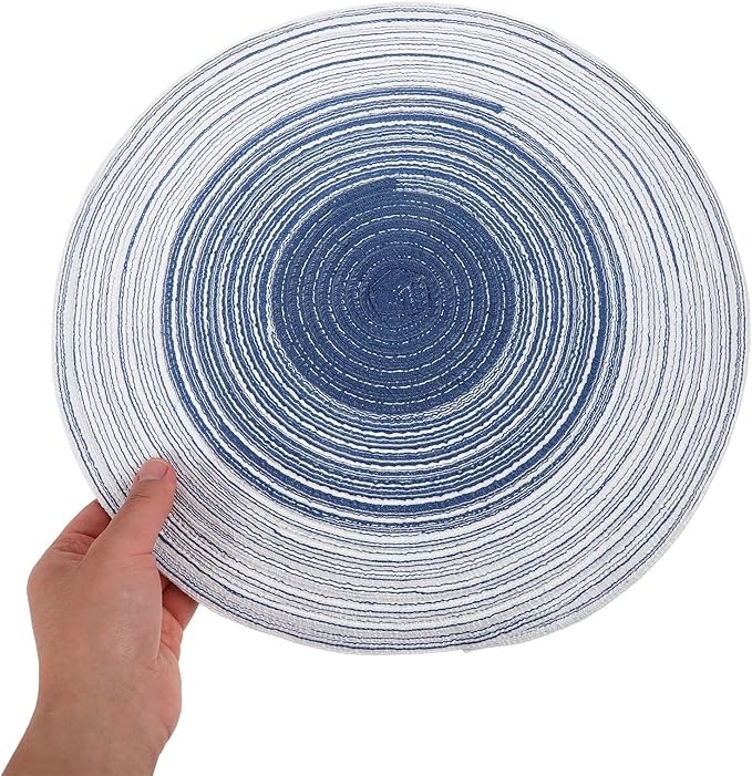 DOITOOL 2pcs Indoor Cat Scratching Pads Cotton Rope Kitten Claw Grinding Mat Reusable Scratch Board for Summer Use