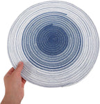 DOITOOL 2pcs Indoor Cat Scratching Pads Cotton Rope Kitten Claw Grinding Mat Reusable Scratch Board for Summer Use