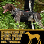 OneTigris Dog Lift Harness for Large Dogs, Dog Hip Support Brace, Full Body Lifter with Handles Invictus Multifunctional Mobility Assistance Vest for Back Legs