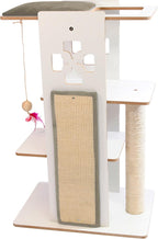 Majestic Pet Luxe Modern Cat Tree Condo Furniture Products - 36 in. x 23 in. x 16.5 in. (Gray)