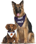 Pets First NBA Dog Bandana -Pheonix Suns Reversible Bandana. 2 Sided Home & Away Sports Bandana with a Premium Embroidery Team Logo, Large/X-Large