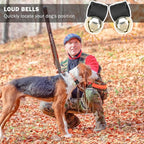 SCENEREAL Large Bell for Dog Collar, 2 Pack 1.5" Extra Loud Collar Bells for Cats and Dogs Training, Hiking, Walking, Hunting, Pet Tracker, Pet Bell for Save Wildlife and Birds Gold