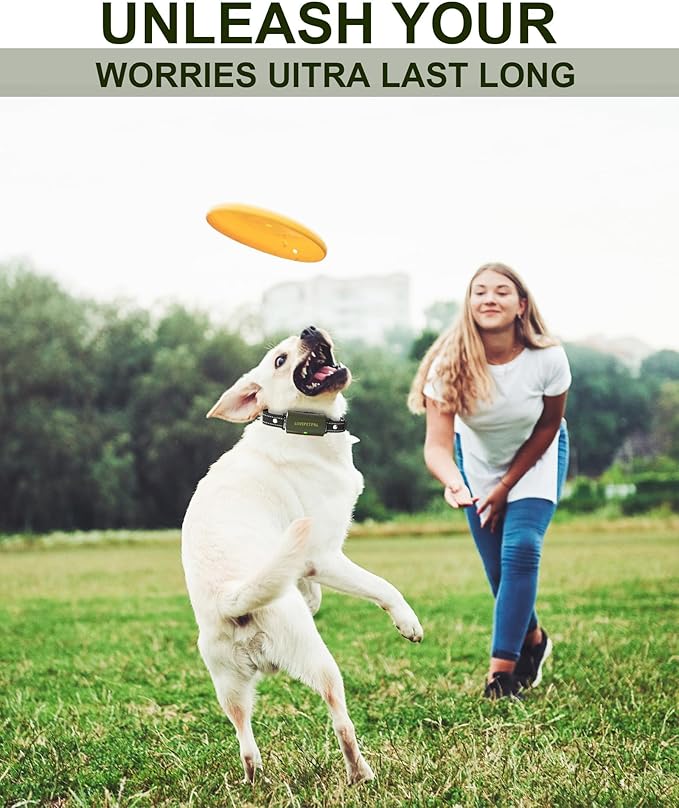Dog Training Collar with Remote Control, 3500FT Dog Shock Collar for Small Medium Large Dogs, IPX7 Waterproof, 4 Training Modes