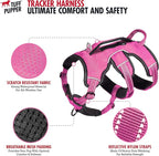Tuff Pupper Escape Proof No Escape Dog Harness | 5 Point Adjustable Fit Harness for Dogs | Padded Dog Harnesses | Handle Dog Lift Harnesses