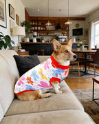 PET SHOW 4 Pack Summer Dog Shirts for Medium Large Dogs Girl UPF 50+ UV Sun Protection Cooling Clothes Tank Top Floral Puppy T-Shirts Pet Holiday Party Sleeveless Vest Pink(X-Large)