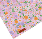 ADOGGYGO Floral Dog Bandanas, Spring Summer Daisy Pet Scarf, Premium Fabric, Purple Pink Flower Bandanas for Extra Large Dogs (X-Large)