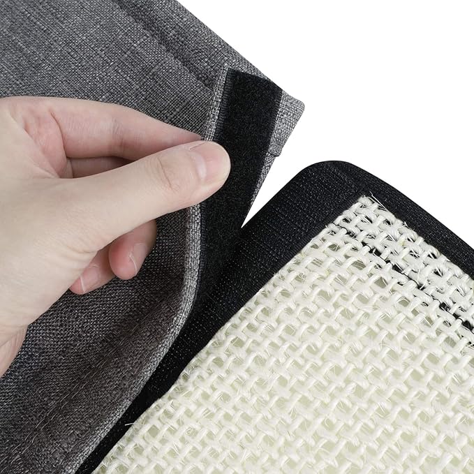 Cat Scratcher Mat Natural Sisal Scratch Couch Cover Furniture Protector Scratching Mat for Sofa Cat Scratch Pad Rug for Grinding