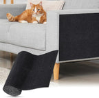uxcell Self-Adhesive Cat Scratching Mat, 1 Roll 118" x 11.8" Couch Protector from Cat Claws for DIY Sofa, Wall, Doors, Cut Anti Cat Scratch Pad Carpet Mat, Black