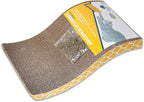 Our Pets OurPets The Wave Curved Catnip Cat Scratcher (Cat Toys for Indoor Cats, Catnip Toys, Cat Gifts & Cat Toys Interactive) [Includes Cosmic Catnip- North-American Grown Catnip]