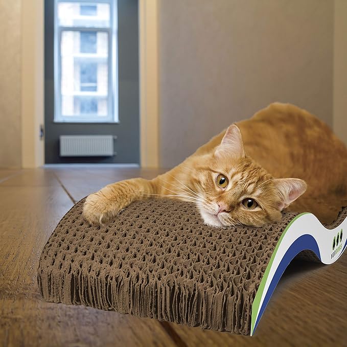 Van Ness Pets Scratch-N-Relax Cat Scratch Pad and Lounger (Pack of 3)