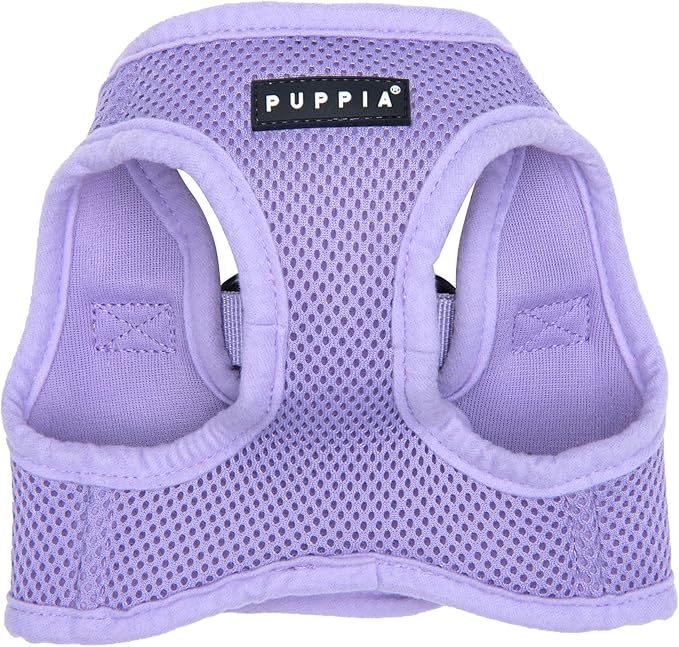 Puppia Soft Vest Dog Harness Step-in Padded Mesh No Choke No Pull Comfortable Walking Running Training for Small Medium Large Dogs, Violet, XX-Large