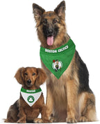 Pets First NBA Boston Celtics Reversible Bandana Size XX-Large for Dogs & Cats. 2 Sided Sports Bandana, Premium Embroidery Team Logo, Many NBA Teams Available