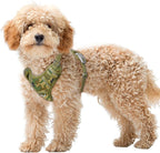 BARKBAY No Pull Dog Harness Large Reflective Dog Harness with Front Clip and Easy Control Handle for Walking Training Running with ID tag Pocket(Camo,XS)