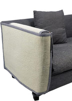 Fully Wrapped Cat Scratcher Couch- Natural Sisal Furniture Protection from Cats-Corner cat Scratcher for Couch Bed,Chair-Easy Installation