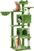 Yaheetech 57in Cat Tree, Cat Tower for Indoor Cats with 2 Door Condo Basket and Sisal Scratching Posts, Cat Furniture for Kittens
