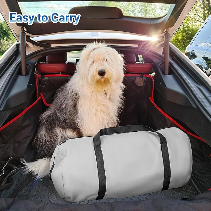 Inflatable Dog Boat Ramp 48"x32", Upgraded Pool Ramp for Dogs, Supports Up to 200 lbs, Stable & Durable Non-Slip Surface, Ideal for Pools, Lakes & Beaches