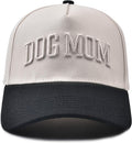 Dog Mom Hat- 3D Embroidered Puppy Mama Hat Adjustable Cotton Baseball Caps for Dog Lovers