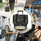 Cat Carrier Soft 25lbs Two Loading Pet Carriers Portable Small Dog Puppy Airline Approved Carrier with Side Pockets Foldable Portable for Outdoor Car Black Camouflage