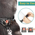 Mayerzon Martingale No Pull Collar for Large Medium Dogs Pitbull German Shepherd Rottweilers, Patented Reflective Anti Pull Dog Walking Collar with Buckle for Training Hiking, Adjustable(M, Cyan)