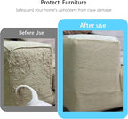 Self Adhesive Cat Scratch Mat to Protect Furniture,16 x 78 in, Couch Protector from Cat Claws Scratching (Beige)